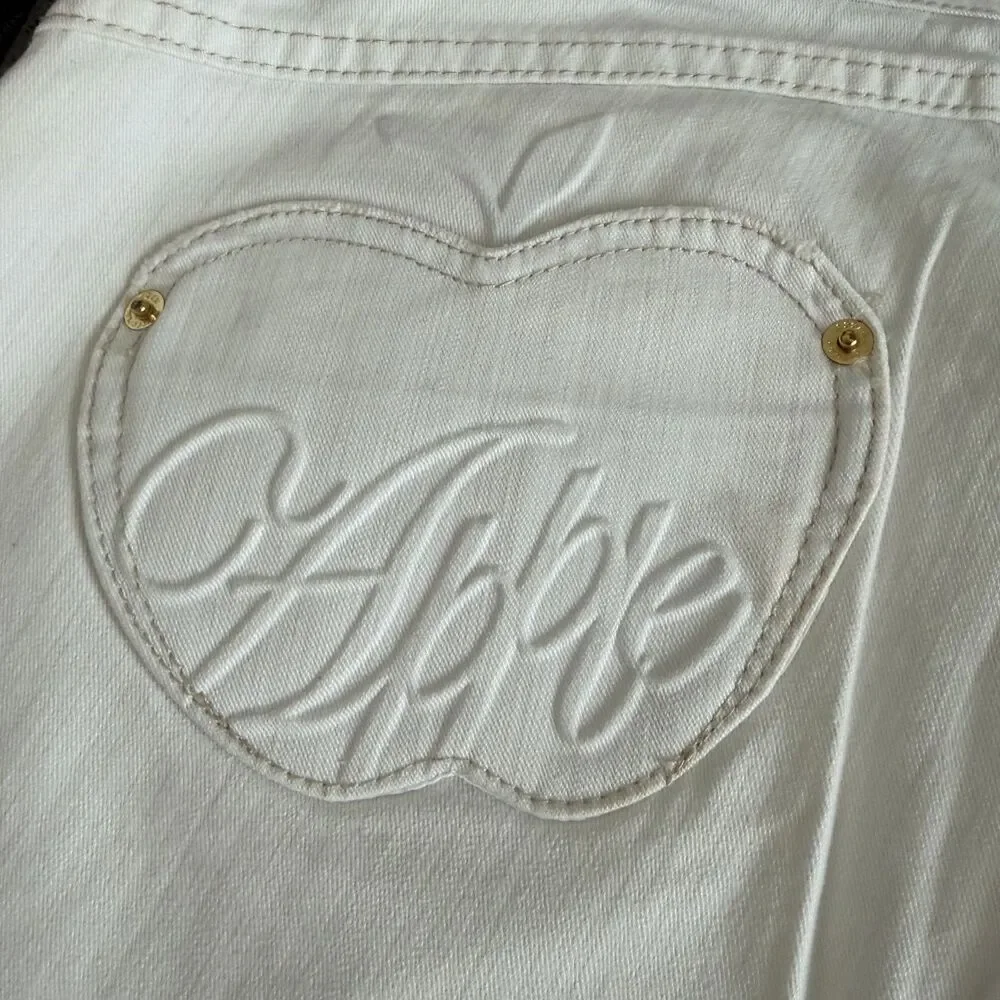 Apple Bottoms Vintage True Y2K White Bermuda Shorts Women’s 11/12 Low Rise